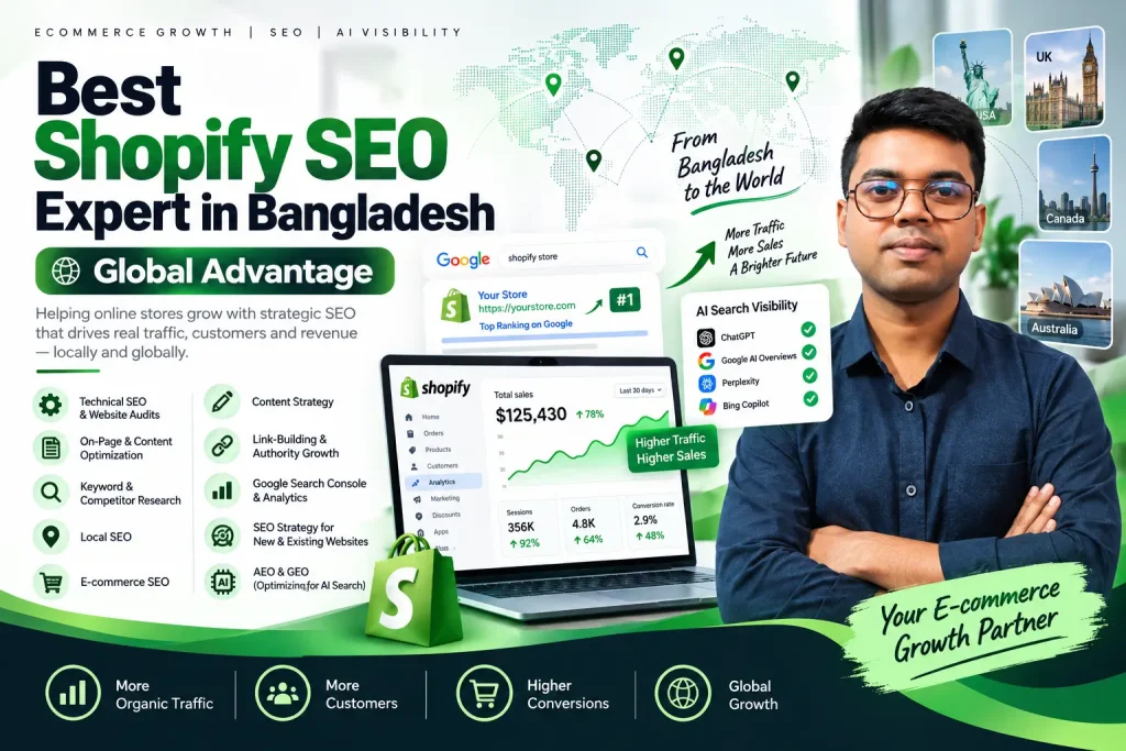 Best Shopify SEO Expert in Bangladesh Global Advantage
